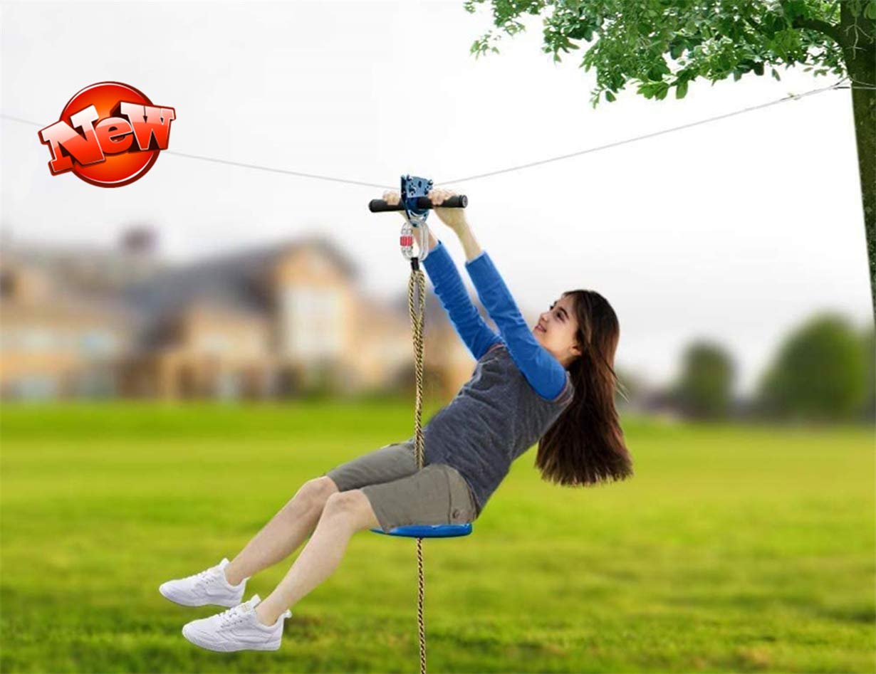 Buy DOONHEXS New Upgrade & Stronger Zipline Kits for Backyard for