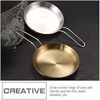 Vista 6 de Luxshiny Round Frying Pan cake Fried Chicken Pan