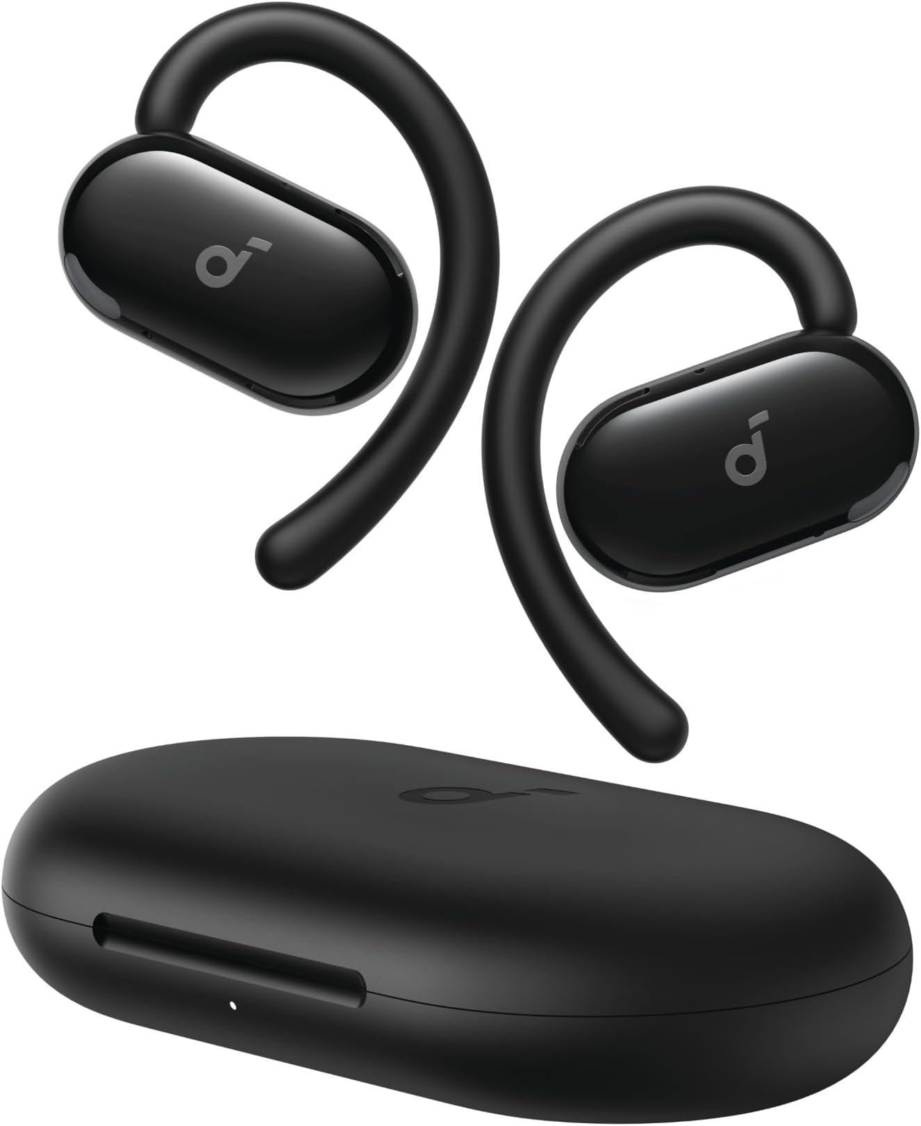 soundcore V20i by Anker Open-Ear Headphones, Adjustable Ear Hooks, Ultra-Comfort, Snug Fit, Deep Bass, Clear Calls, IP55, LED Lights, 36H Playtime, Bluetooth 5.4 Earbuds, Multipoint Connection