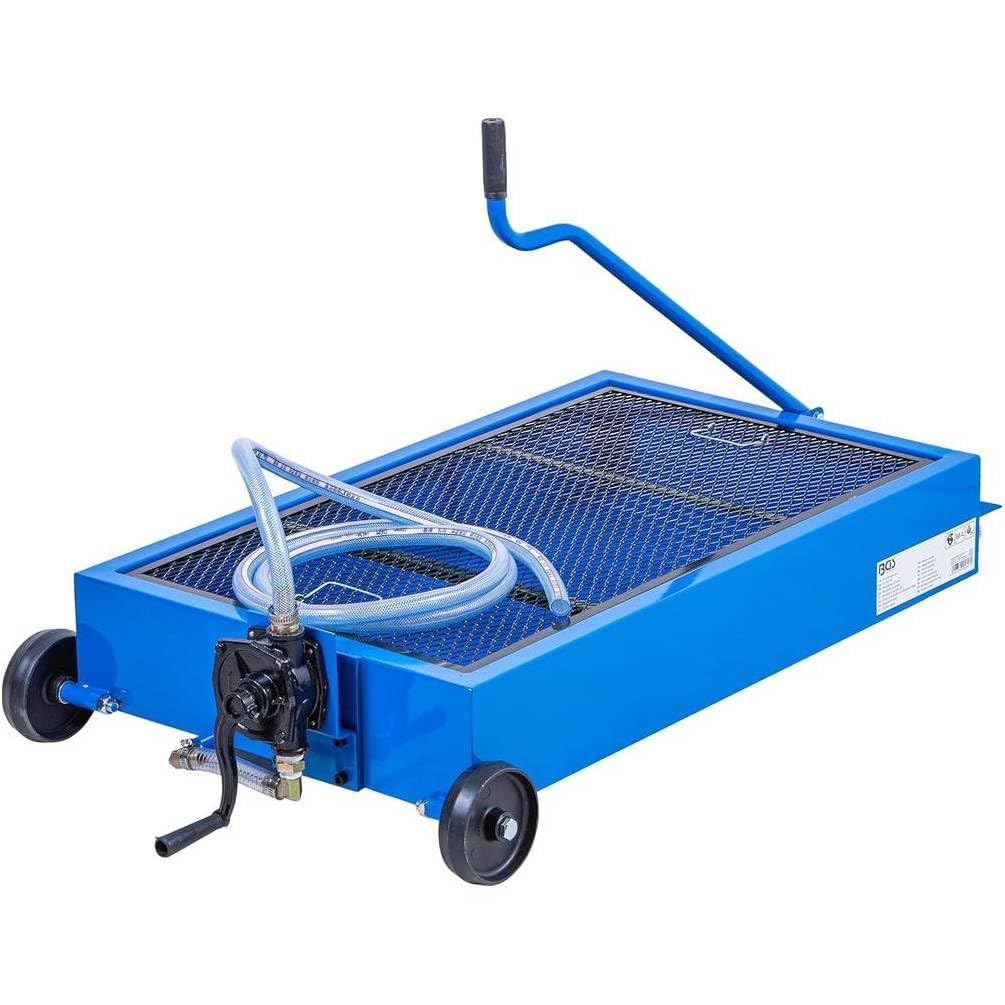 D-Work Recuperatore di olio mobile 55 l, capacità 55 l, mobile e pratico, acciaio, pro