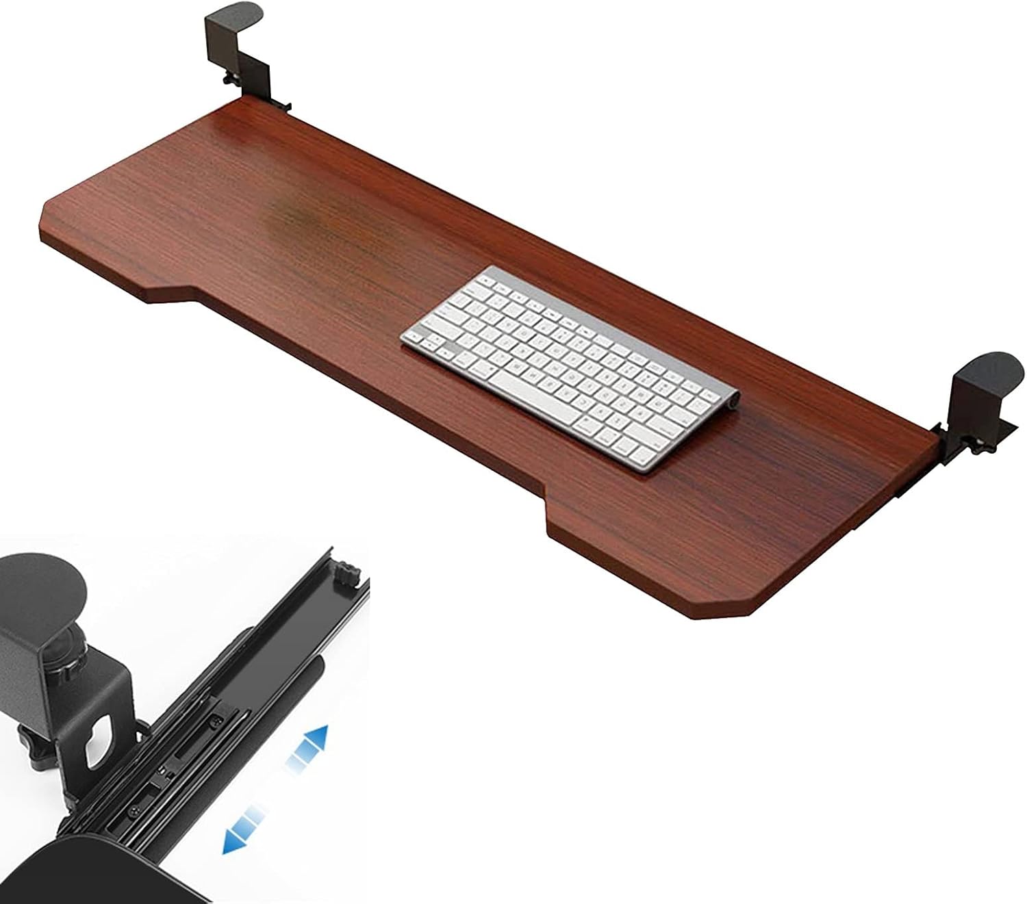 Under Desk Keyboard Tray Drawer Extender Computer Elbow