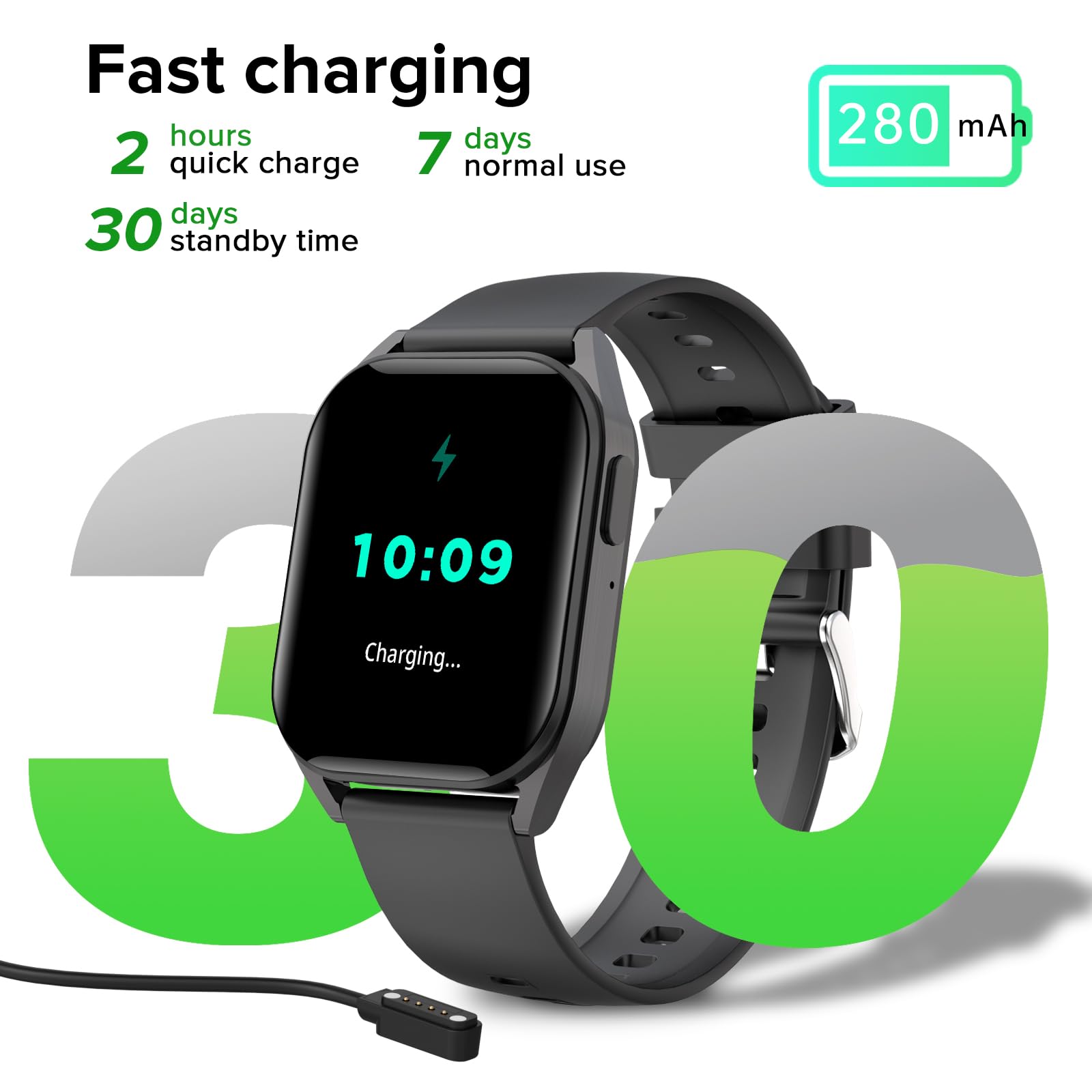 Bebinca Smartwatch 1.83 Zoll - Fitness Tracker Mit Anruffunktion