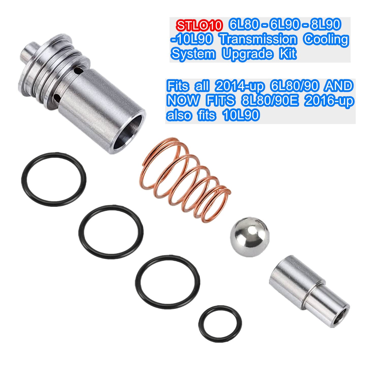 6L80 6L90 8L90 1000 Cooler Flow Bypass Delete Kit By TransGo - Global Transmission Parts - Foto 10