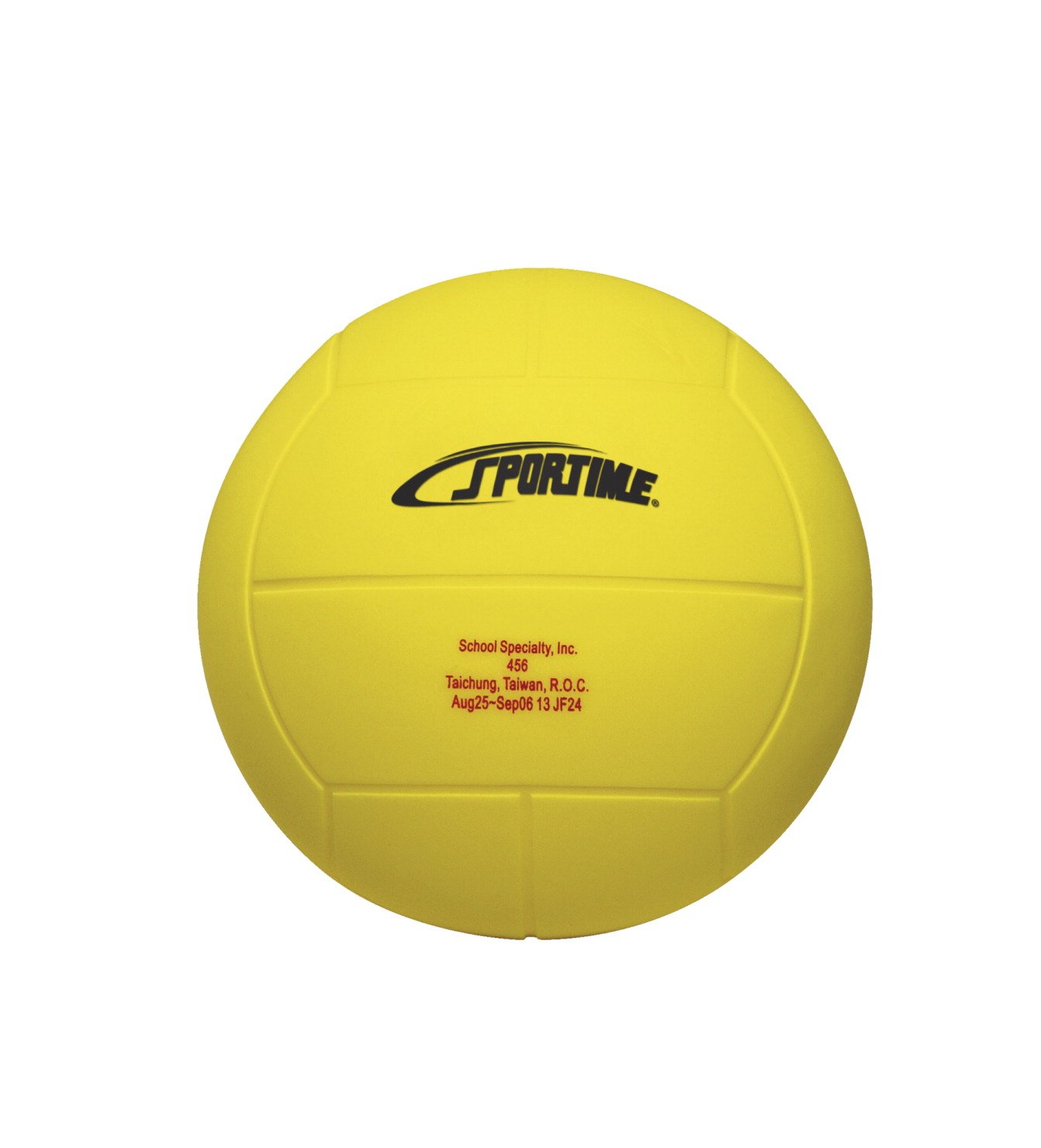 School Smart 7-1/2 in Foam Volleyball , Yellow