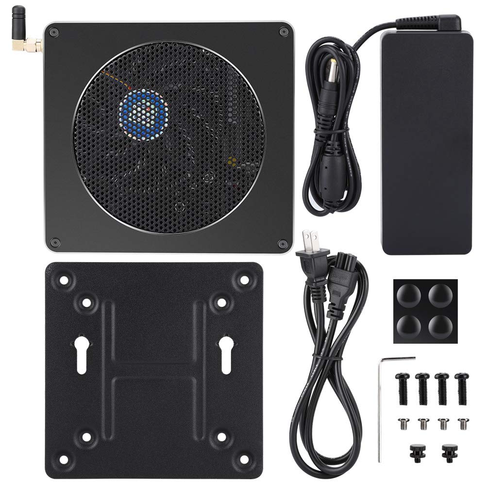 Plyisty Mini Computer Support Dual-Band 4K Output Support Type-C Computer Host, Support Energy-Saving Technology(U.S. regulations-)