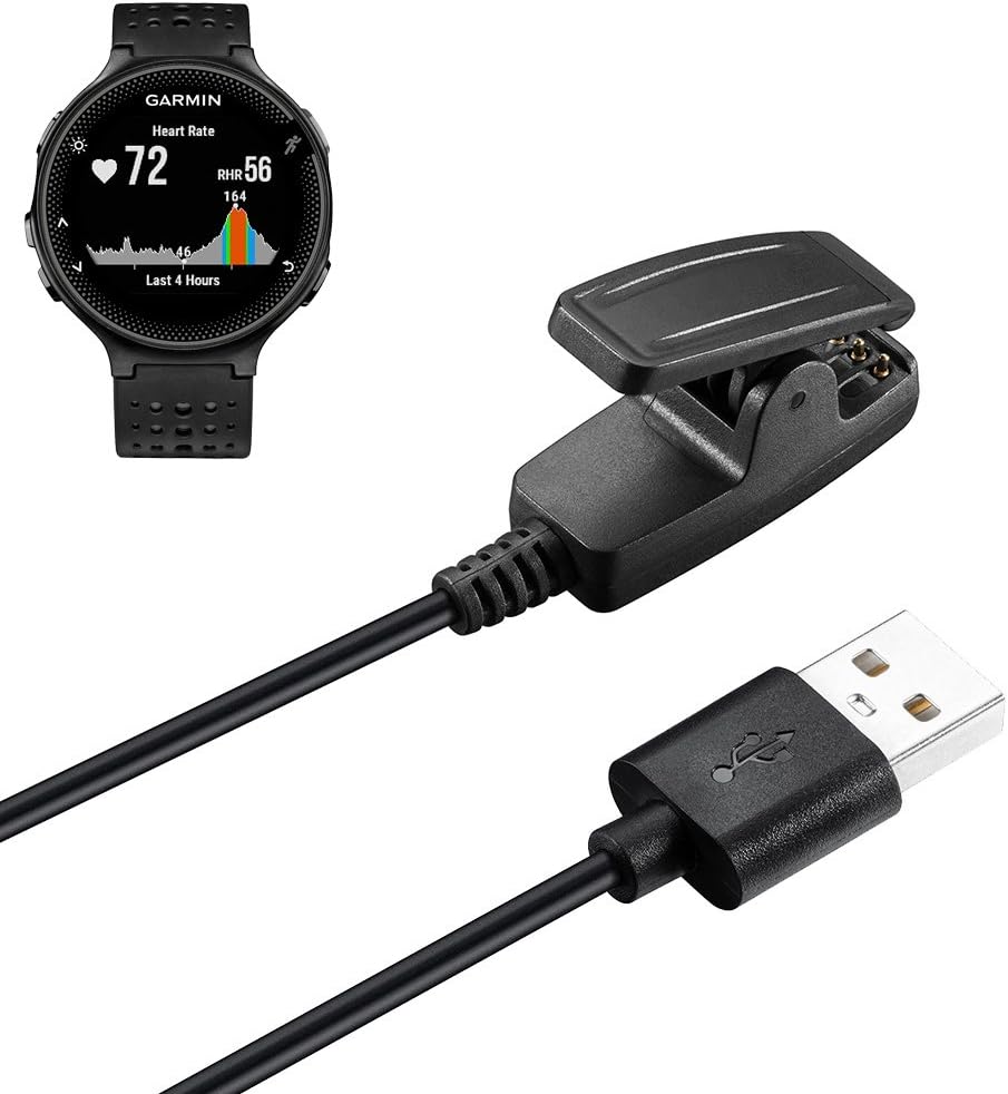 Kissmart Charger for Garmin Forerunner 235, Replacement USB Charging Cable Clip Cord for Forerunner 235 Smart Watch (3.3ft/1m)