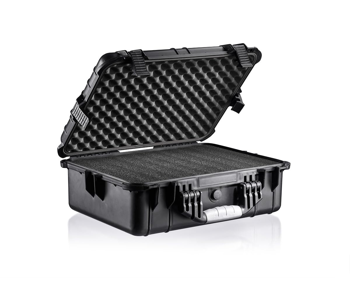 Apollo Case 6060 - Kamerakoffer mit Multilayer Schaumstoff, staubdichter, wetterfester Schutzkoffer, Outdoor Universalkoffer | IP67 | 45,4 x 32,5 x 16,7 cm (innenM.)
