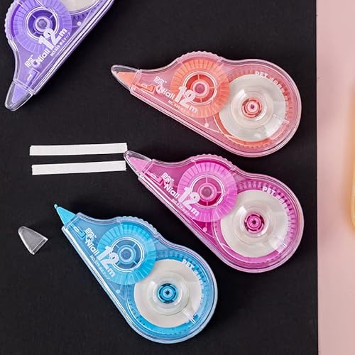 Treey White Out Correction Tape,6Pcs Cute Correction Tape White Out Tape For Instant Correction,Study Supplies And Office Supplies,Very Suitable For Students,Office Workers #TOP5