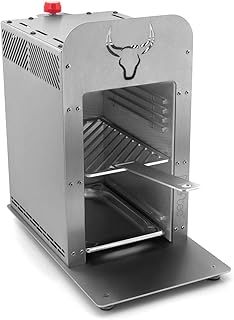 Beeftec HOTBOX | Der 800 Grad Oberhitze-Gasgrill aus Edelstahl - MADE IN GERMANY | inkl. Grillrost, Grillhandschuhe, Gastr...