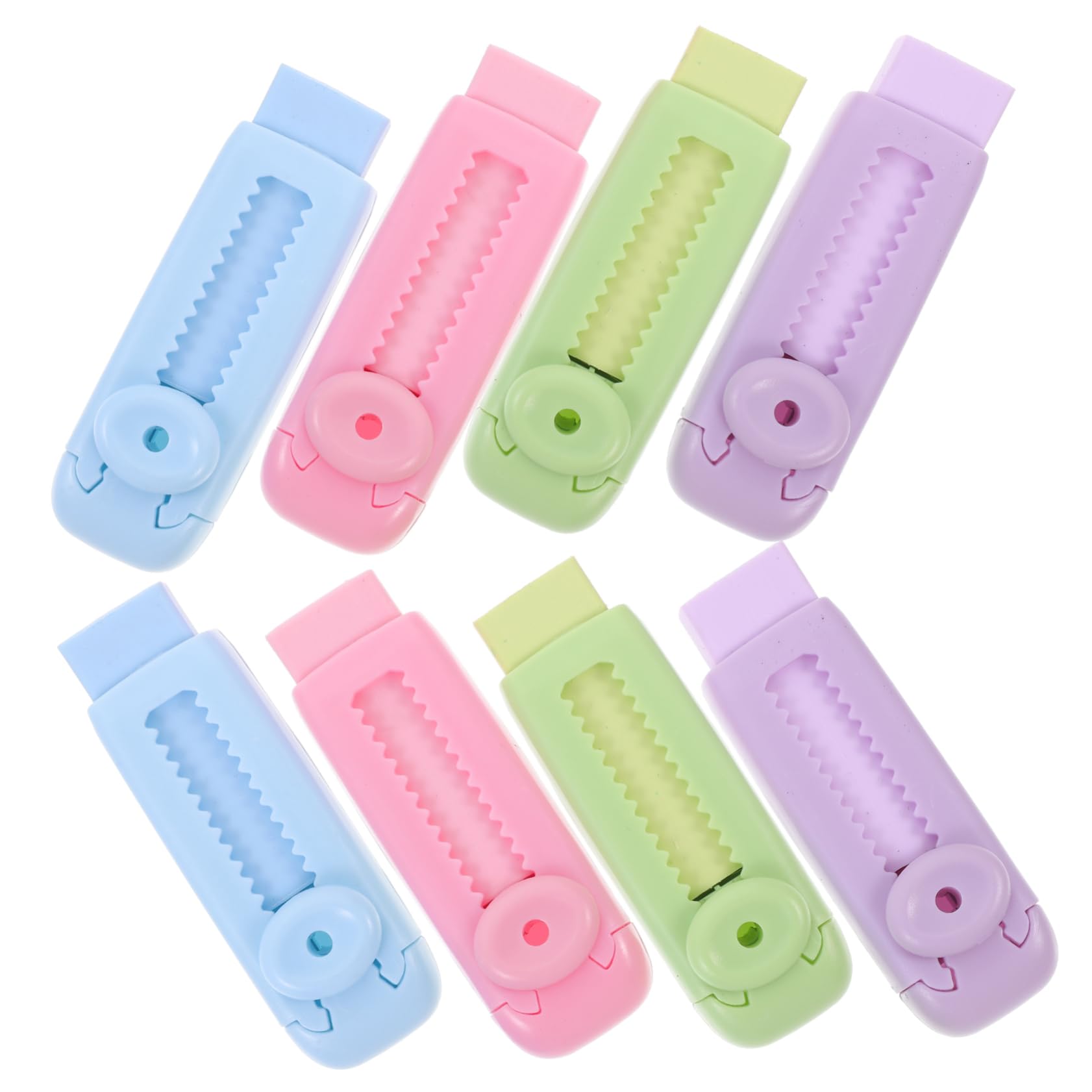 OSALADI 5 Ensembles Gomme Télescopique École Rétractable Mécanique Enfants Gomme À Effacer Grand Gommes À Dessiner Pour Dessiner Les Étudiants Glissent Des Gommes Abdos 8 Pièces * 5