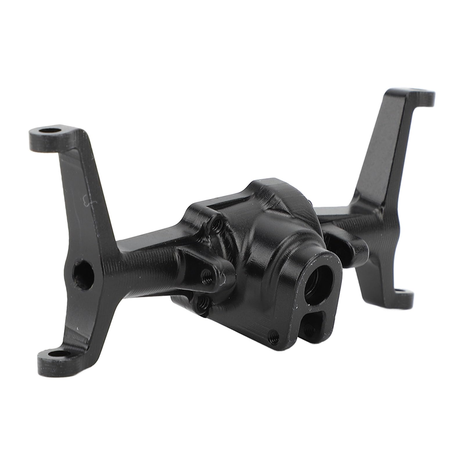 Obudowa przedniego pokładu samochodu RC, poszerzona obudowa przedniego pokładu ze stopu aluminium do samochodu crawler RC HOBBYPLUS 1/18 4WD CP18P, zapewniająca zwiększoną stabilność i (czarny)