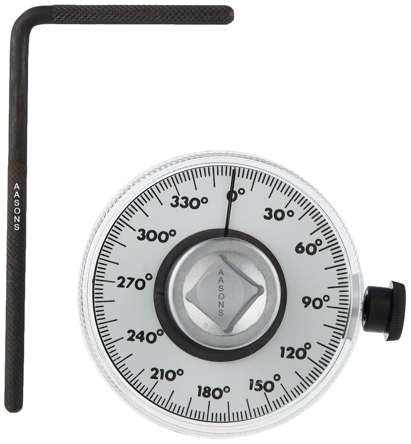 AASONS Torque Angle Gauge - For Late Model Engines That Use Torque-To-Yield Fasteners; Male & Female 1/2" Drives Precision Angular Tightening, 360 Degree Wheel, Adjustable Angle Measure Tool Gauge Set-picture-19