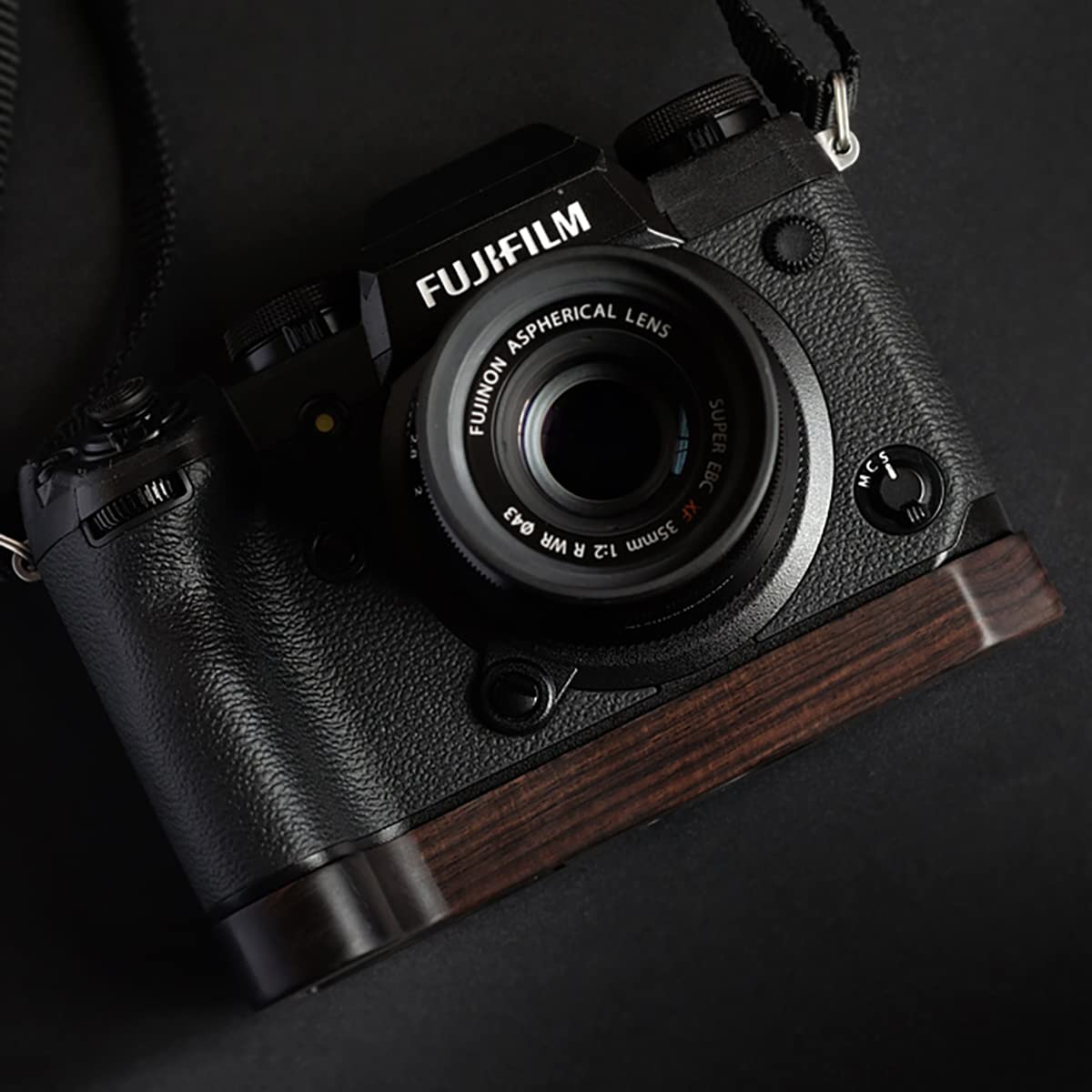 Amazon | Fujifilm X-H1 XH1 専用カメラベース カメラベース 檀木材