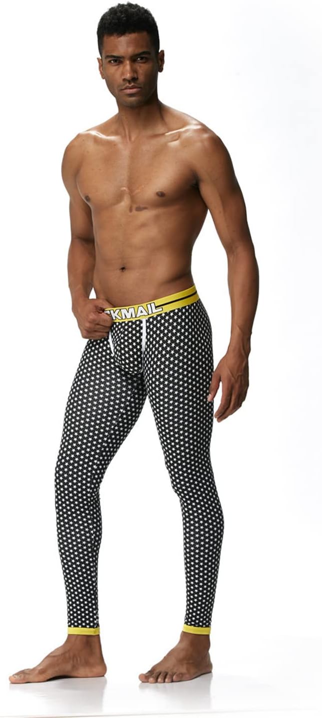 JOCKMAIL Long Johns Pants Men Thermal Underwear Cotton Printed Mens Thermal Underwear Sleeping Bottoms Leggings Pant - Image 6