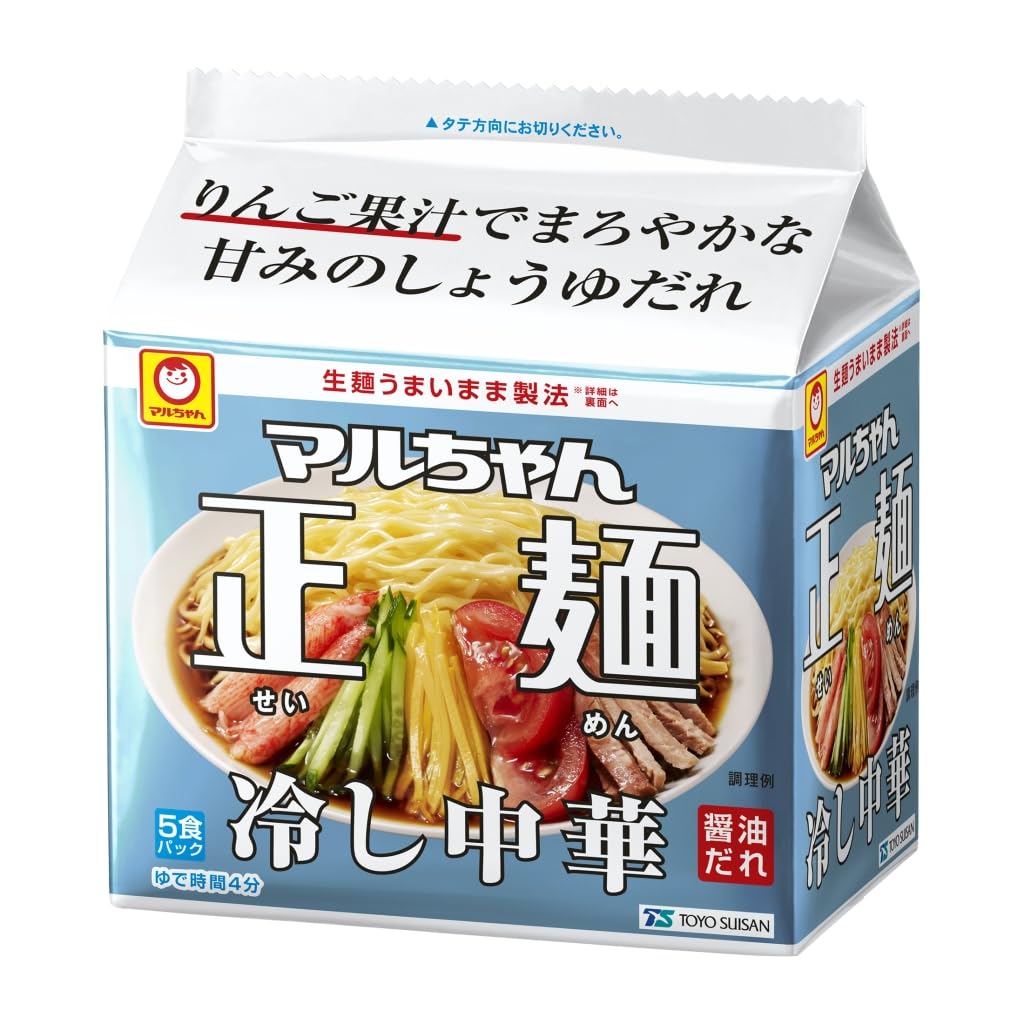 Amazon.co.jp: マルちゃん マルちゃん正麺 冷し中華 5食パック 118g×5