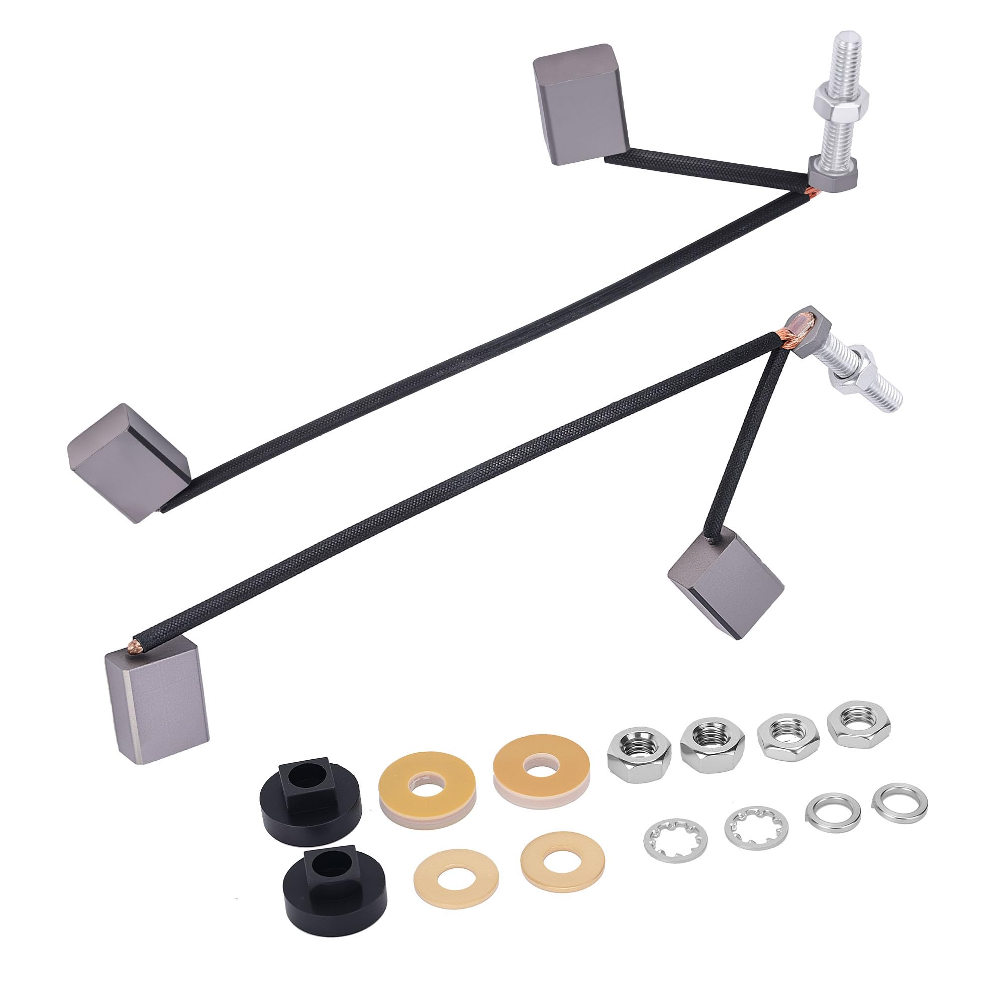 10L0L Golf Cart Hitachi Kit spazzole motore per Yamaha DM430-06, spazzole motore adatte per Yamaha G14 G16 G19 G20 G22 elettrico e G21 Gas, OEM JU2-H1801-20-00