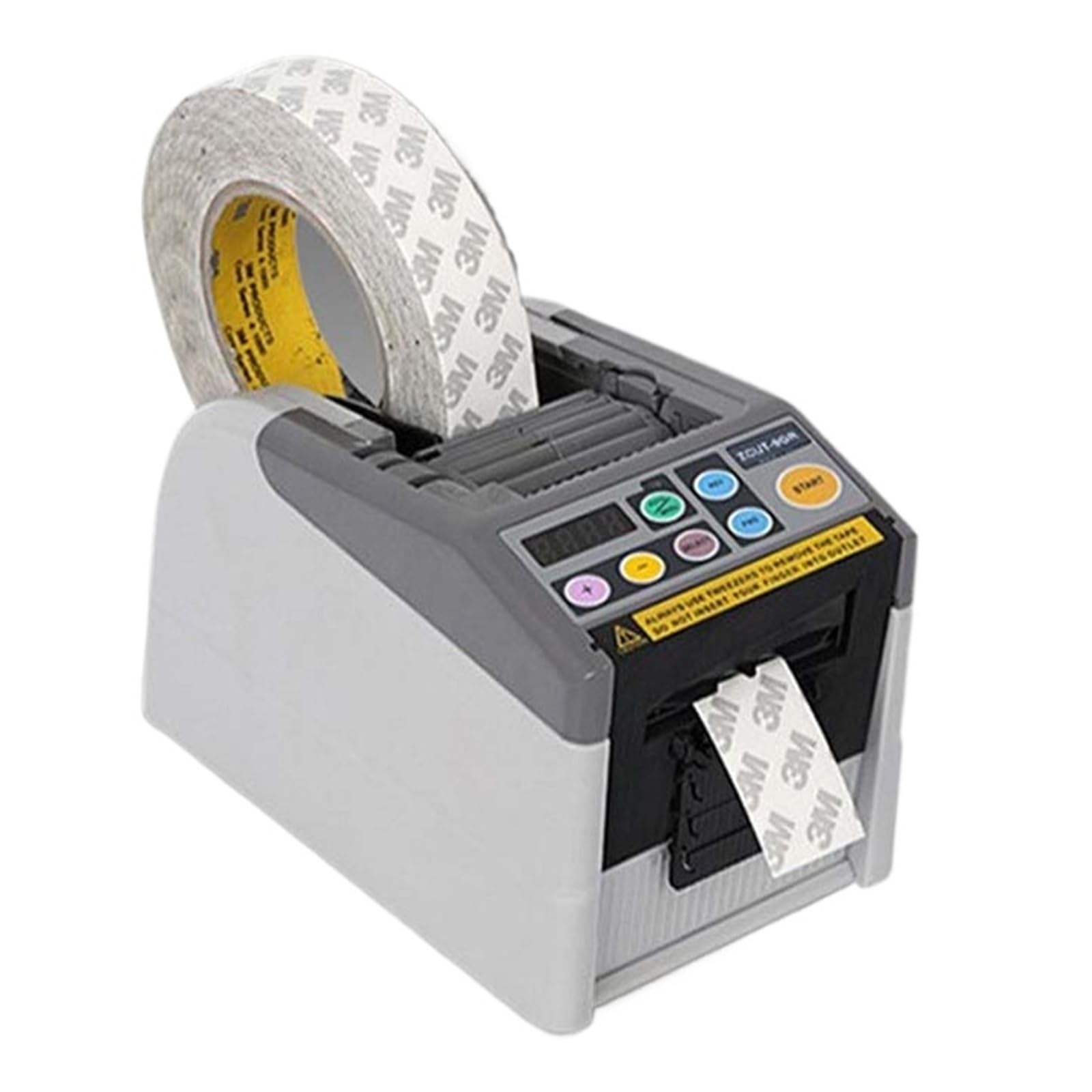 Ouhfcasn Grey Automatic Tape Dispenser Ribbon Cutting Machine With 999Mm Cutting Length