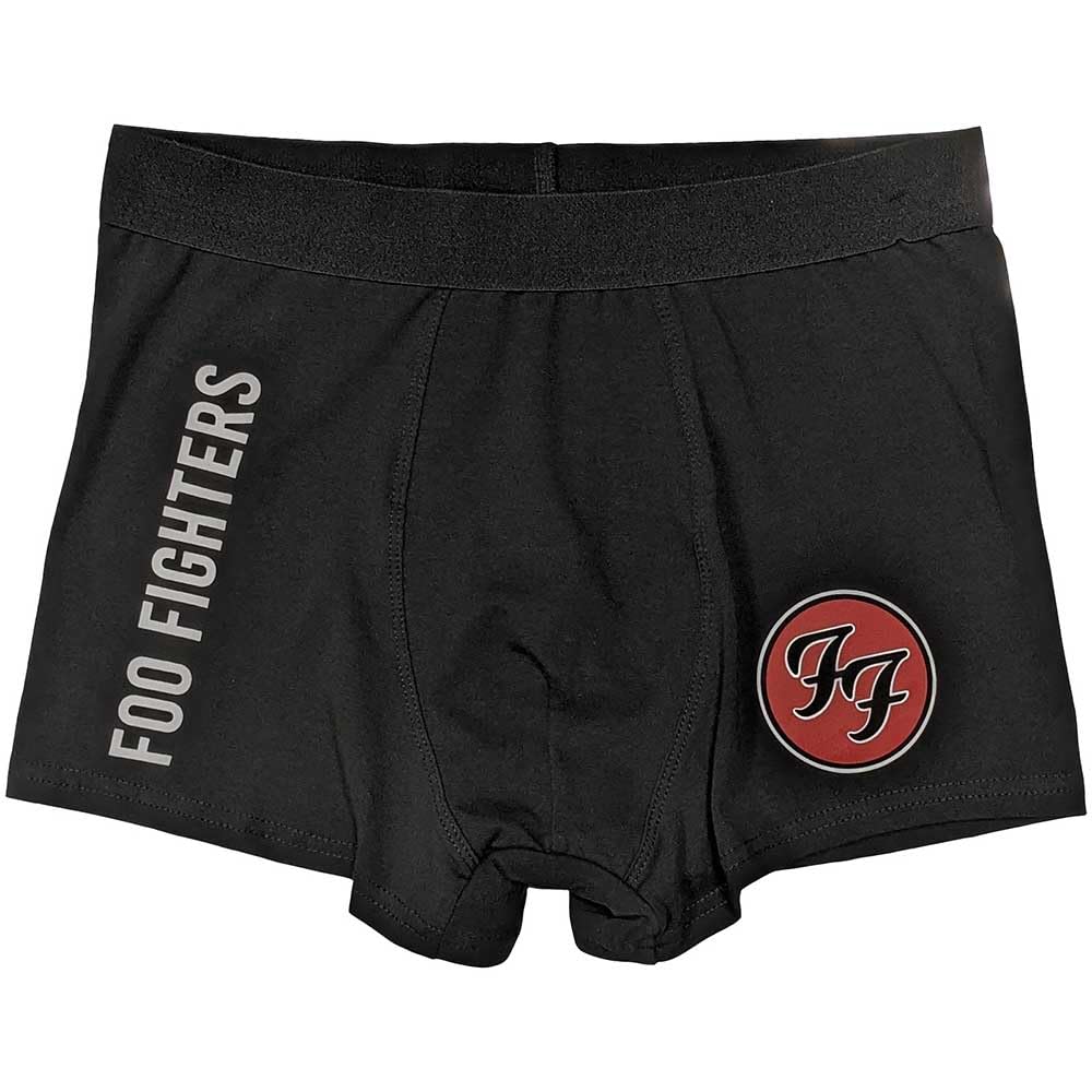Rock Off officially licensed products Foo Fighters FF Band Logo Boxer Shorts S Black