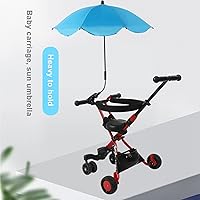 Vista 7 de Paraguas universal ajustable para silla de playa, sombrilla de protección UV con abrazadera, estampado de cebra