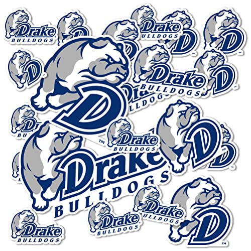 Desert Cactus Drake University Sticker Bulldogs Vinyl Decals Laptop Water Bottle Car Scrapbook 13.39x10.98 Sheet T1 (Type 1-1)