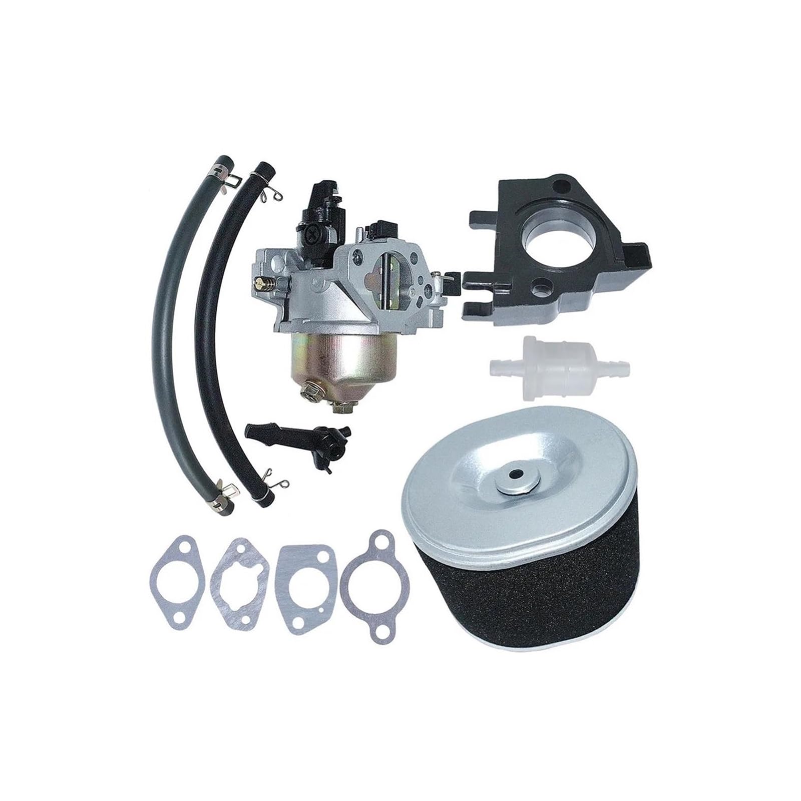 Para GX390 13HP GX 390 188F Cortacésped Pieza Motor Carburador Filtro Aire Junta Filtro Línea Combustible 16100-ZF6-V01 Carburador