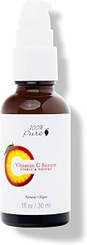 Amazon.com: 100% PURE Vitamin C Face Serum Hydrating Glow Skin