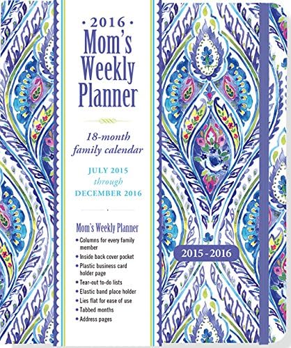 2016 Silk Road Mom's Weekly Planner (18-Month Calendar, Family Calendar, Diary) Calendar – Engagement Calendar, March 4, 2015