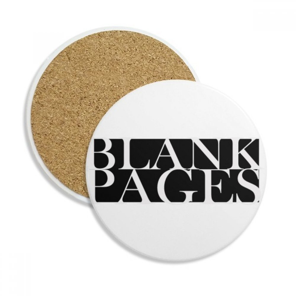 Dessous de verre tasse mug support absorbant en pierre et céramique blanche design