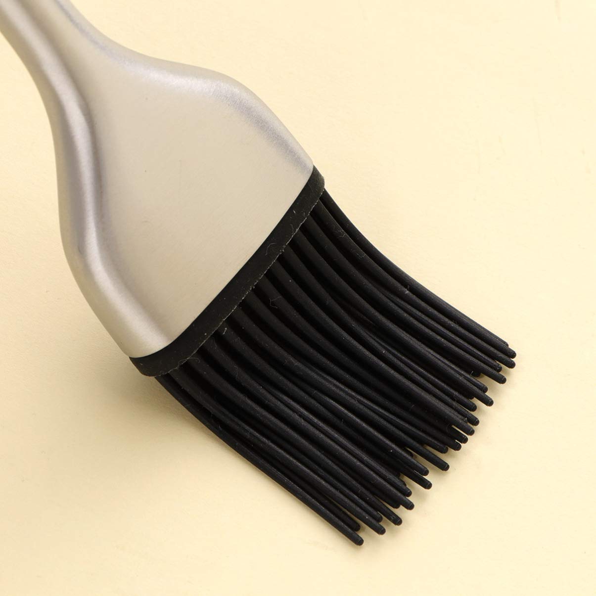Set Utensili per Barbecue in Acciaio Inox 304 Contagocce Olio da Cucina, Tubo Rigido per Condimento Tacchino e Pennello in Silicone Alimentare, Accessori Pratici per Carne