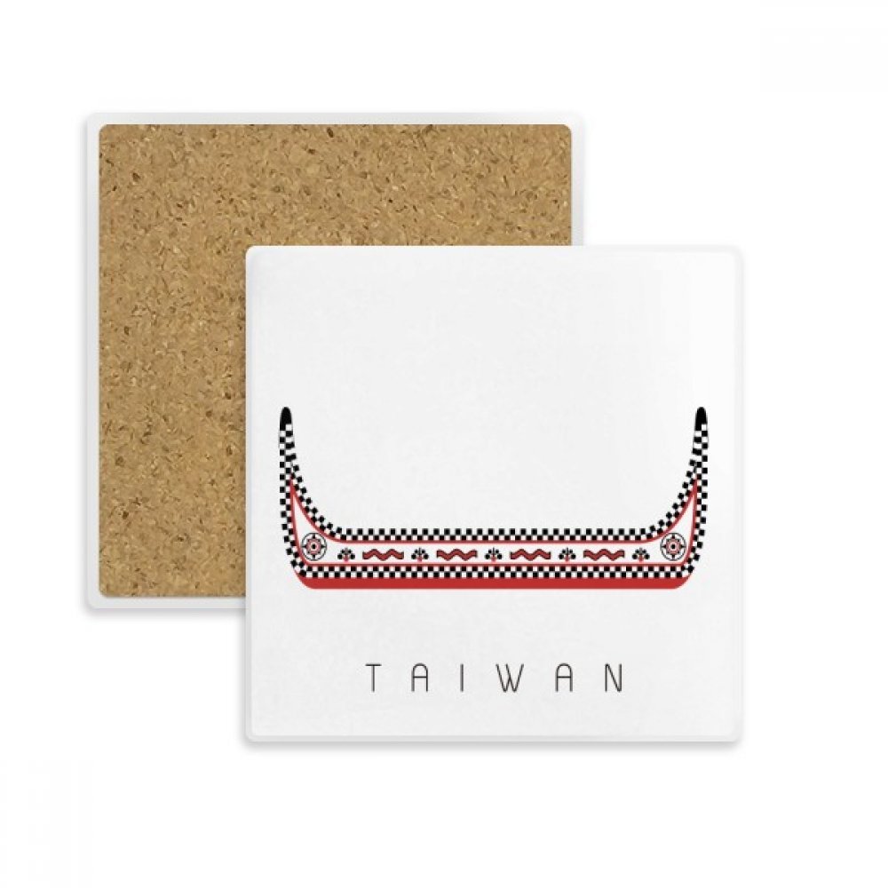 Dragon Boat Cup Coaster en pierre absorbante, idée cadeau déco originale