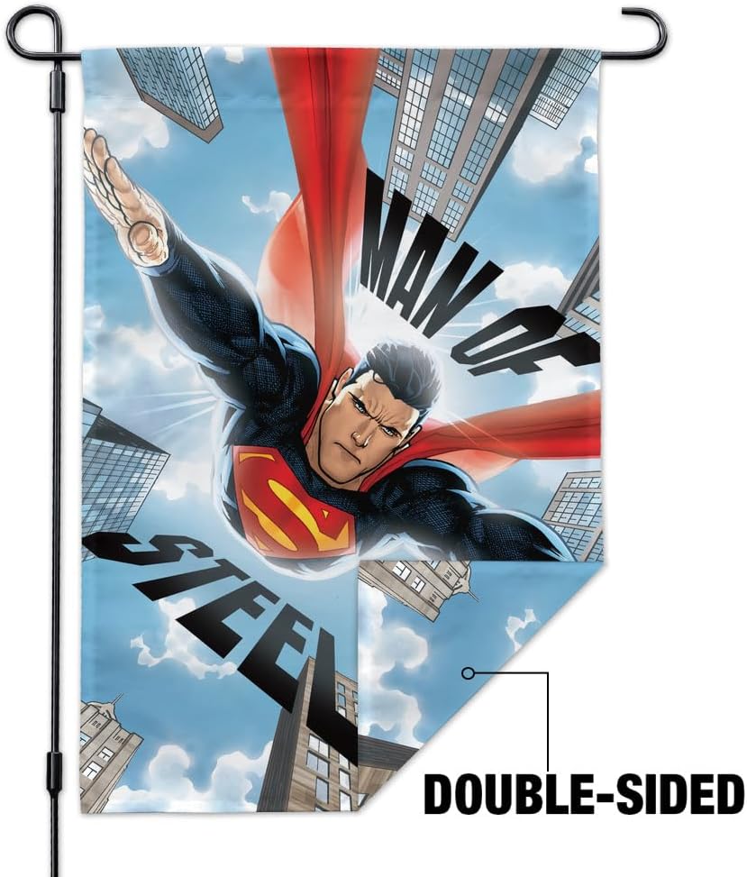 Superman Man of Steel Garden Yard Flag
