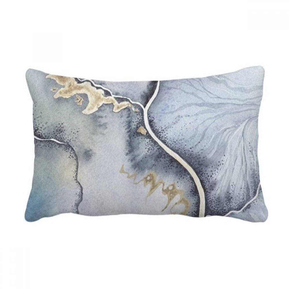 Oreiller lombaire aquarelle multicolor pour décorer le canapé de votre salon