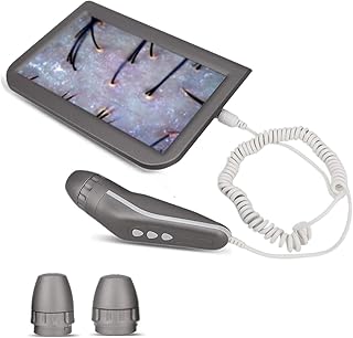Skin Diagnosis Hair Analyzer, 10.1 Inch Charging Type Scalp Hair Follicle Skin Hair Detector Analyser Machine, Skin Health Analyzer 100-240V(US)