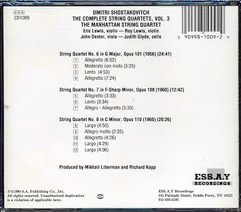 クラシック CD Dominant String Quartet Vainberg: Stirng Quartets Nos.7, 8 &amp;amp; 9  OCD686 Olympia (2) /00110 Mieczyslaw Weinberg, Dominant Quartet - Vainberg: String