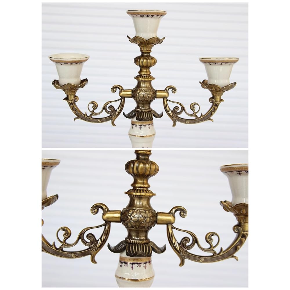 Portacandele a 3 Bracci, portacandele in Lega a 3 Bracci, candelabro in Stile Europeo, candelabro for Matrimonio, candelabro a 3 Bracci, Decorazione for la casa for Matrimoni e lume di Candela