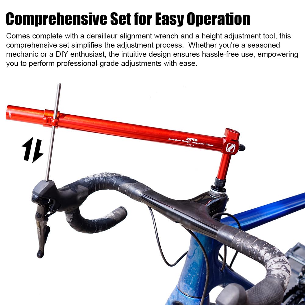 Fahrrad Schaltauge Ausrichtungslehre Rennrad Schalthebel Bremshebel Höhe Horizontal Regler Werkzeug Fahrrad Reparatur Werkzeug