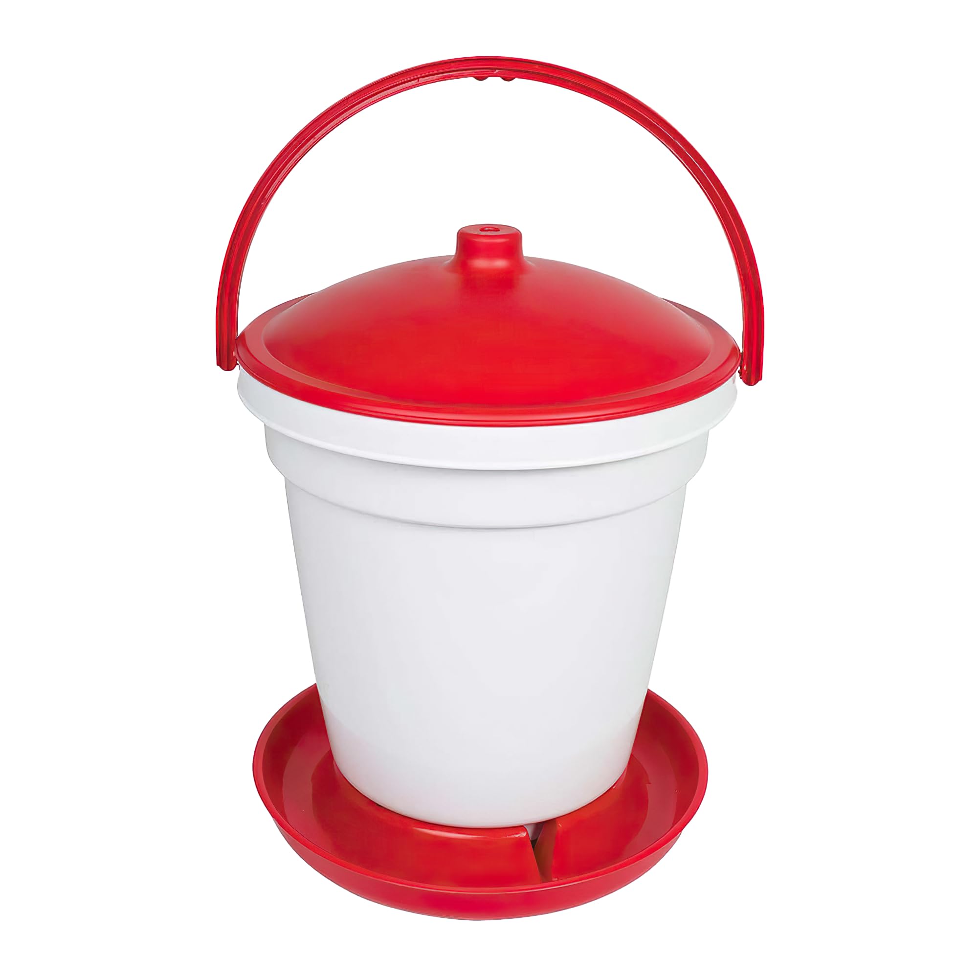 Stromberg's 5 Gallon Bucket Waterer for Chicken Coops, Easy to Fill, Durable, Separate Legs for Elevation, Reduces Bedding in Water, Ideal for Poultry