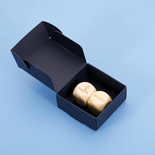 Miniatura 3 de 2 dados divertidos para la noche de cita para pareja, día de San Valentín, regalos de matrimonio para novio, novia, juego divertido de decisión para