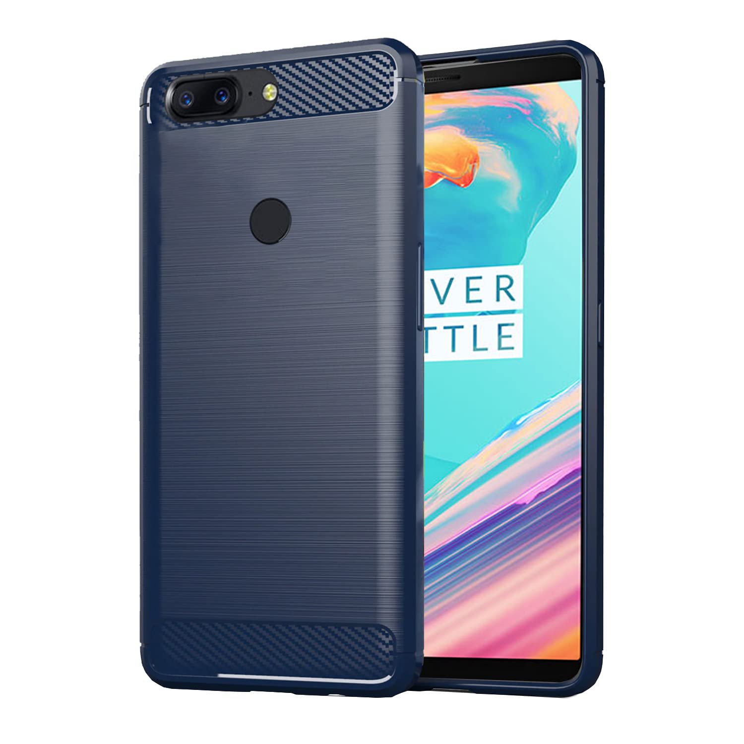 Pikkme Oneplus 5T Back Cover |Hybrid Shock Proof | Matte Soft Silicon Flexible | Back Case for Oneplus 5T (Blue) (B0BZMS5DK3) Amazon Price History, Amazon Price Tracker