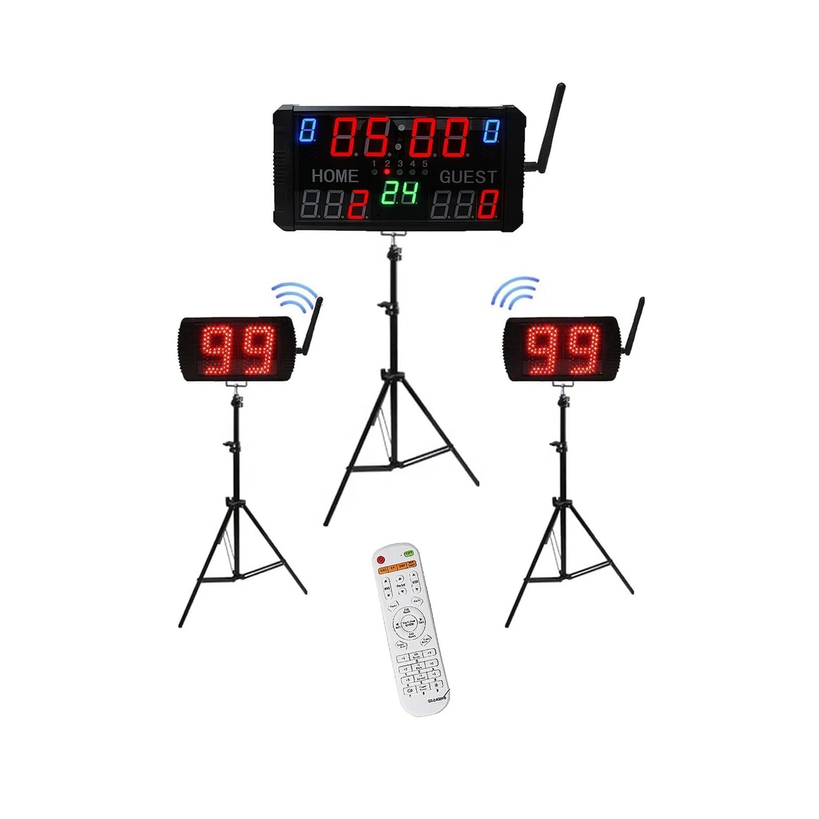 Cronómetro de los Deportes de Digitaces del Marcador del Baloncesto del LED con teledirigido inalámbrico(Suit B Consoles)