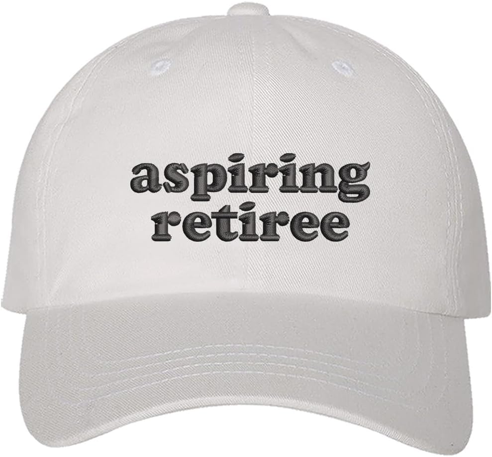 Aspiring Retiree Baseball Cap - Embroidered Relaxation Hat for Future Retirees and Leisure Lovers