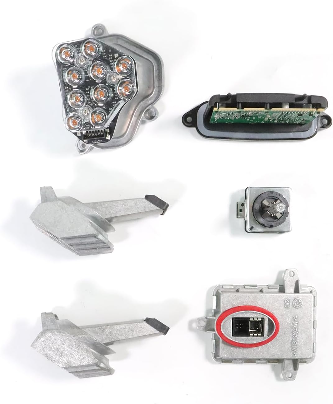 Xenon Ballast LED Module Diode Kit for BMW 5 Series F10 528i 535i 2011-2013 LH Left Side Adaptive Headlight Error Code Eliminator