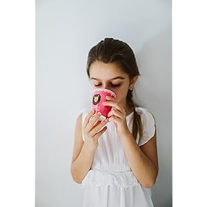 RICE Melamine Curved Small Cups, 6 Prints, Pink