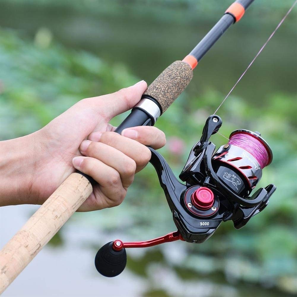 Caña de Pescar con Mosca Pesca B M Potencia Varilla Ultraligero Peso 6 Sección de Carbono for Recorrido Rod Equipos Pesca
