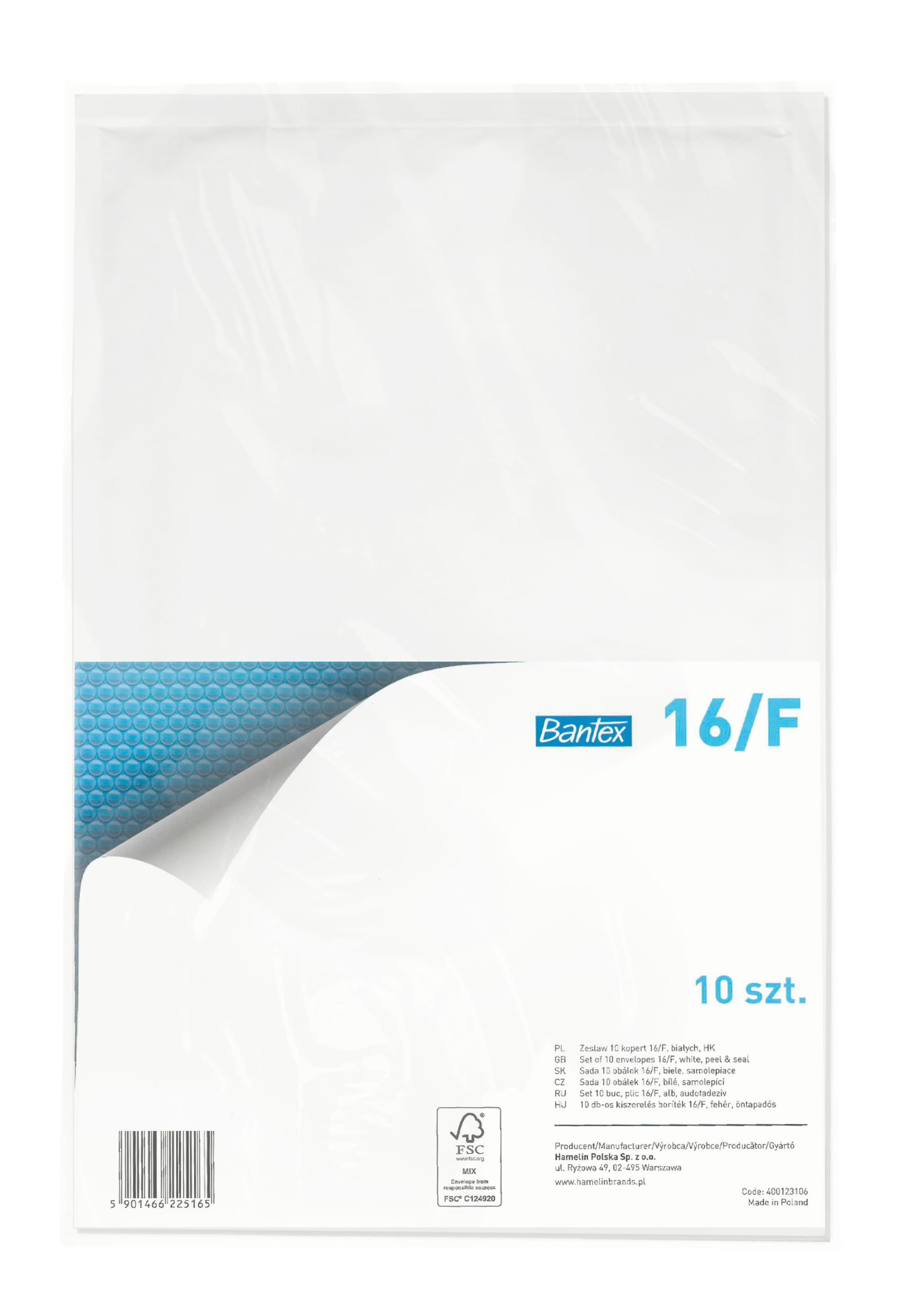 Bantex 100 Luftpolsterumschläge F6 - Weiß Mit Selbstklebeverschluss