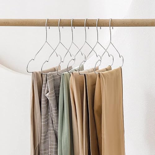 Miniatura 7 de TIMMY Wire perchas Pack 30 acero inoxidable fuerte metálica perchas ropa 16,5 pulgadas