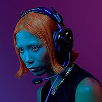 Vista 8 de PDP Victrix Pro AF Premium Wired Esports Gaming Headset for PlayStation 5 - Removable Boom Microphone PS4PS5PC (BlackPurple)