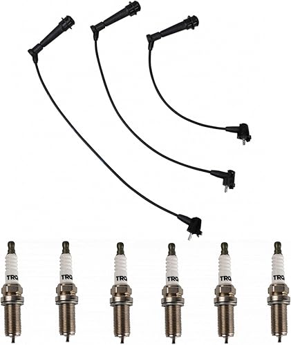 Miniatura 270 de TRQ Kit de bujías de 5 piezas de bujías de iridio compatibles con Chevrolet Aveo 2004-2008 Aveo5 2004-2008