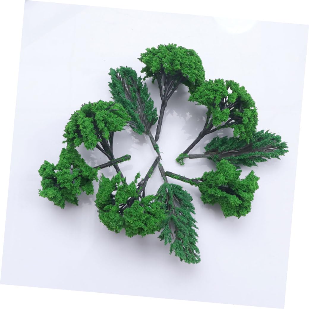 Toyvian 140piezas Modelos De Árboles Miniatura para Manualidades Plantas De Mesa De Arena Decoración De Paisajes Simulados Accesorios Creativos para Proyectos