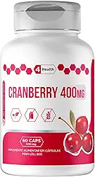 Cranberry 400mg 60 Cápsulas - Tecnologia Americana - Saúde - 4 Health